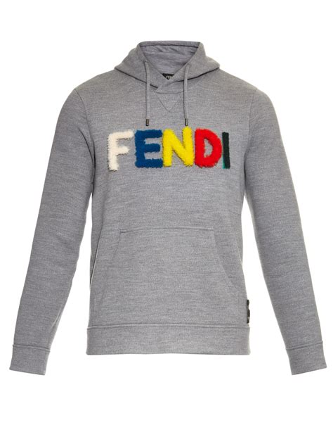 fendi hoodie monster wool|Fendi hoodie for men.